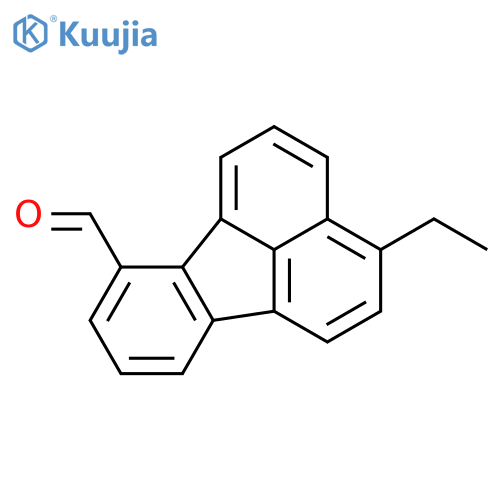7-Fluoranthenecarboxaldehyde, 3-ethyl- structure