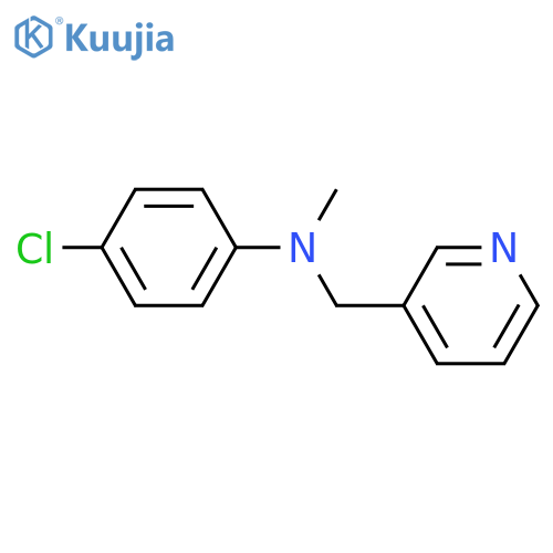 3-Pyridinemethanamine, N-(4-chlorophenyl)-N-methyl- structure