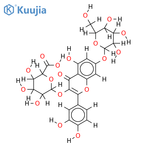 3-O-beta-D-Glucuronoside-Quercimeritrin structure