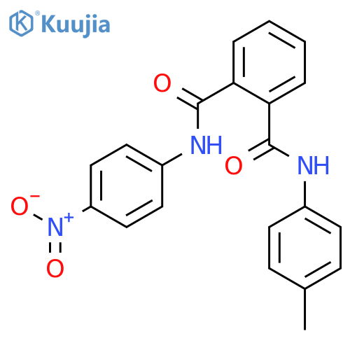 1,2-Benzenedicarboxamide, N-(4-methylphenyl)-N'-(4-nitrophenyl)- structure