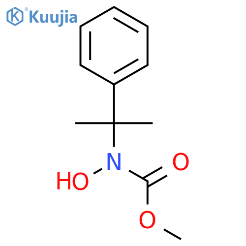 Carbamic acid, hydroxy(1-methyl-1-phenylethyl)-, methyl ester structure