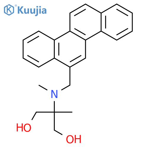 1,3-Propanediol, 2-[(6-chrysenylmethyl)methylamino]-2-methyl- structure