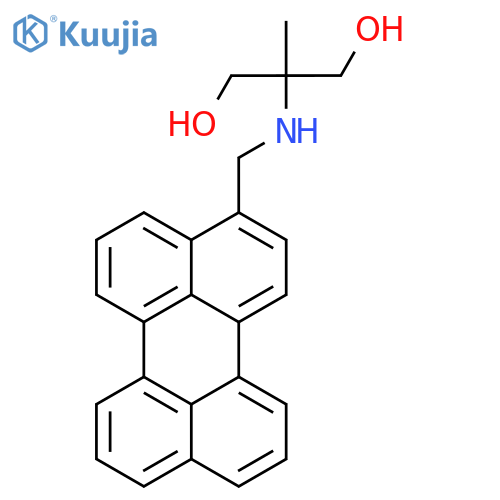 1,3-Propanediol, 2-methyl-2-[(3-perylenylmethyl)amino]- structure
