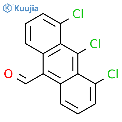 9-Anthracenecarboxaldehyde, 4,5,10-trichloro- structure