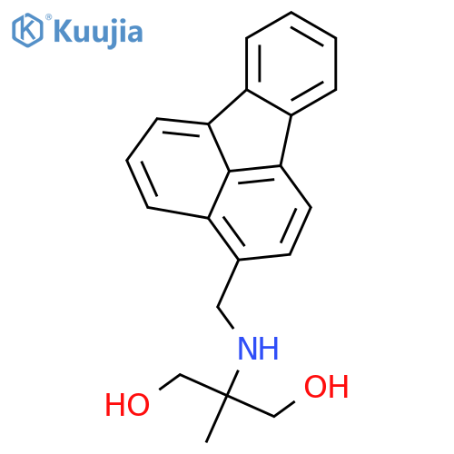 1,3-Propanediol,2-[(3-fluoranthenylmethyl)amino]-2-methyl- structure