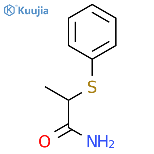 2-(Phenylsulfanyl)propanamide structure