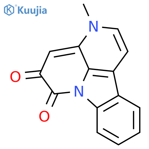 3-Methyl-3H-indolo[3,2,1-de][1,5]naphthyridine-5,6-dione structure