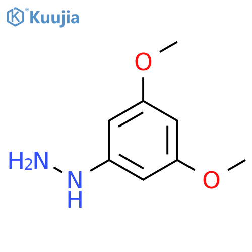 (3,5-Dimethoxyphenyl)hydrazine structure