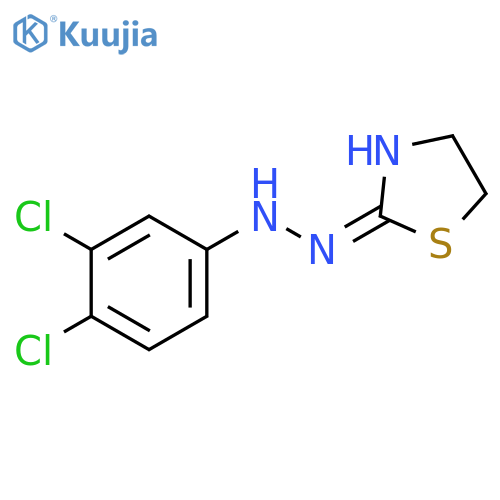 2-Thiazolidinone, (3,4-dichlorophenyl)hydrazone structure