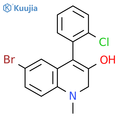 6-Bromo-4-(2-chlorophenyl)-1-methyl-1,2-dihydroquinolin-3-ol structure