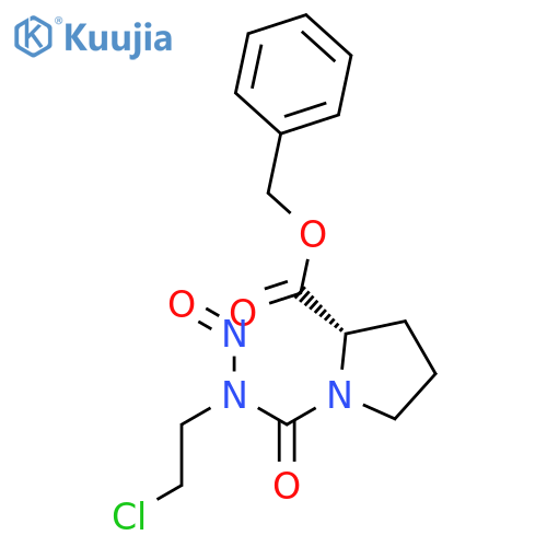 Proline, 1-((2-chloroethyl)nitrosocarbamoyl)-, benzyl ester, L- structure