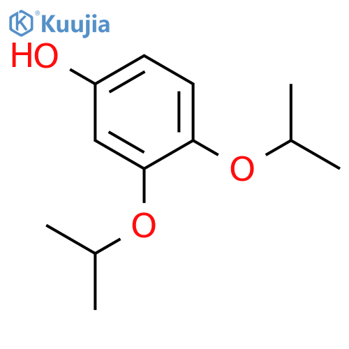 Phenol, 3,4-bis(1-methylethoxy)- structure