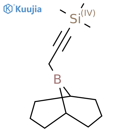 9-Borabicyclo[3.3.1]nonane, 9-[3-(trimethylsilyl)-2-propynyl]- structure