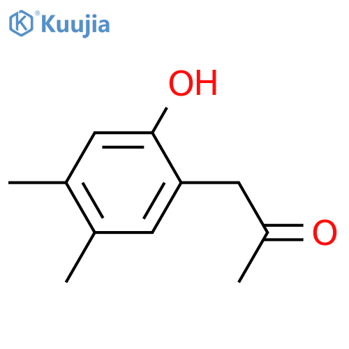 1-(2-hydroxy-4,5-dimethylphenyl)propan-2-one structure