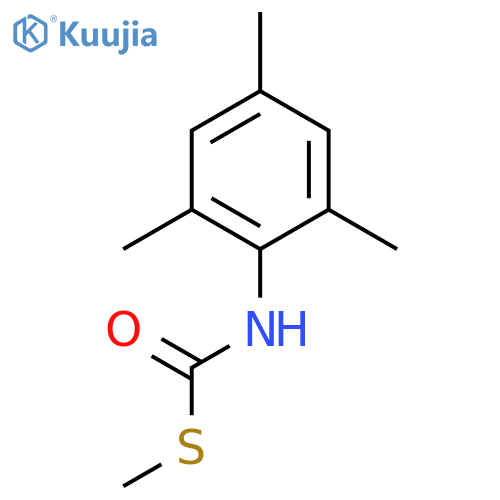 Carbamothioic acid, (2,4,6-trimethylphenyl)-, S-methyl ester structure