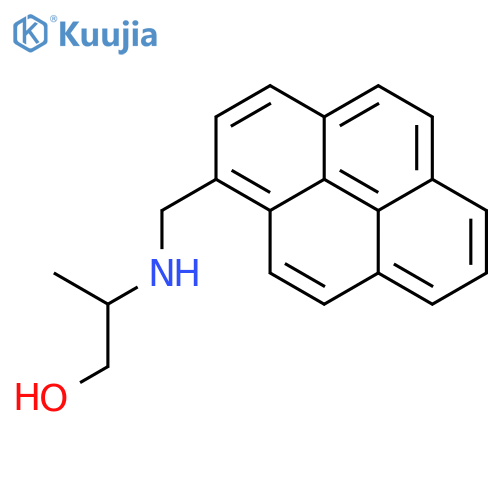 1-Propanol, 2-[(1-pyrenylmethyl)amino]- structure