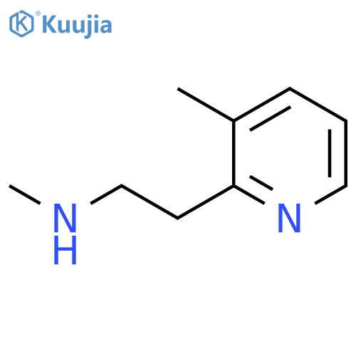 methyl2-(3-methylpyridin-2-yl)ethylamine structure