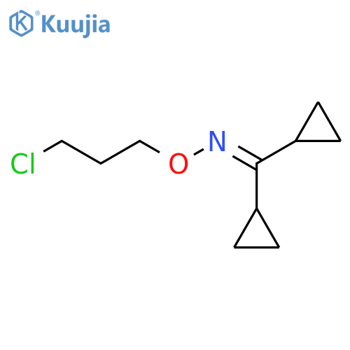 Methanone, dicyclopropyl-, O-(3-chloropropyl)oxime structure
