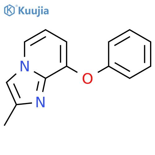 Imidazo[1,2-a]pyridine, 2-methyl-8-phenoxy- structure