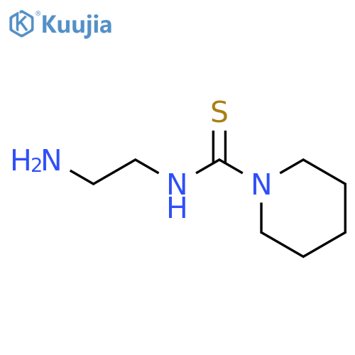 1-Piperidinecarbothioamide, N-(2-aminoethyl)- structure