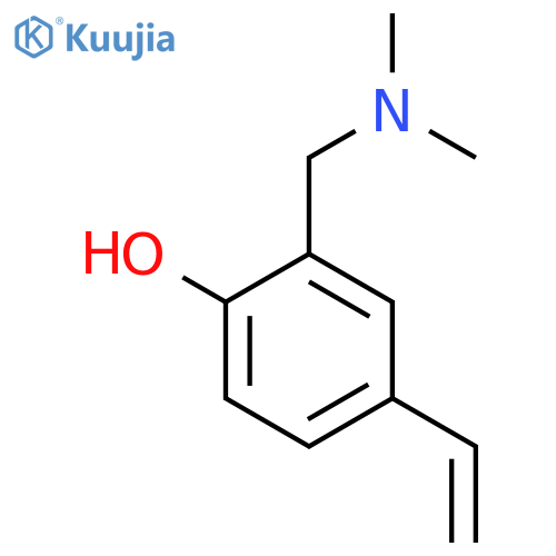 2-(dimethylamino)methyl-4-ethenylphenol structure