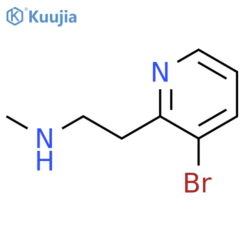 2-(3-bromopyridin-2-yl)ethyl(methyl)amine structure