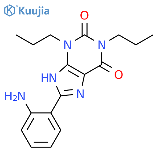 1H-Purine-2,6-dione, 8-(2-aminophenyl)-3,7-dihydro-1,3-dipropyl- structure