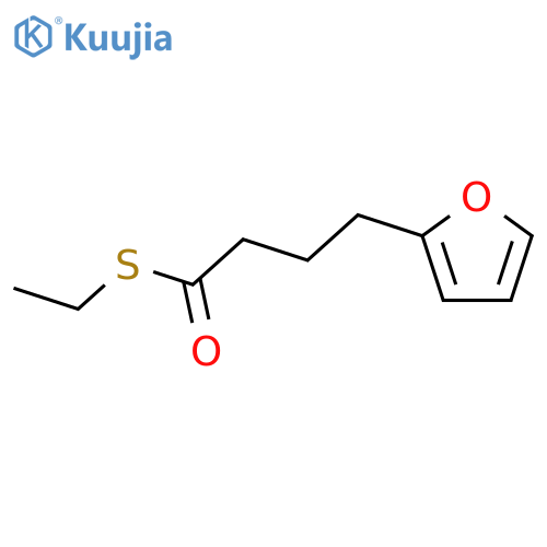 2-Furanbutanethioicacid, S-ethyl ester structure