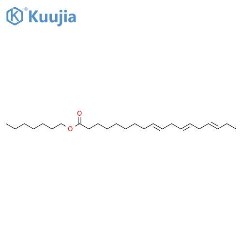 9,12,15-Octadecatrienoicacid, heptyl ester, (Z,Z,Z)- (9CI) structure