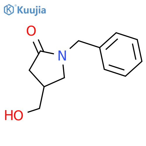 1-Benzyl-4-(hydroxymethyl)pyrrolidin-2-one structure