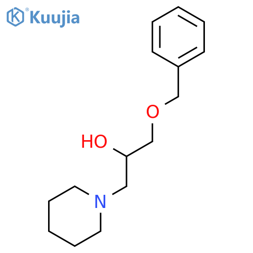 1-(benzyloxy)-3-(piperidin-1-yl)propan-2-ol structure