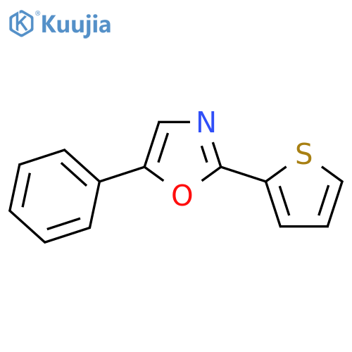 Oxazole, 5-phenyl-2-(2-thienyl)- structure