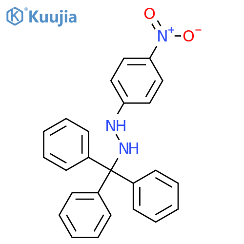 Hydrazine, 1-(4-nitrophenyl)-2-(triphenylmethyl)- structure