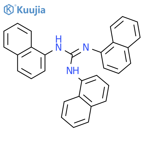 Guanidine, N,N',N''-tri-1-naphthalenyl- structure