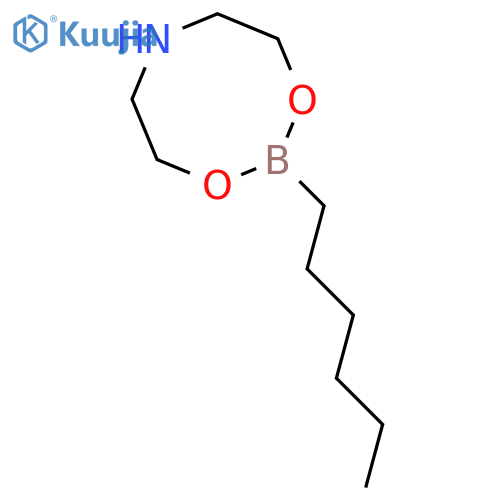 2-Hexyl-1,3,6,2-dioxazaborocane structure