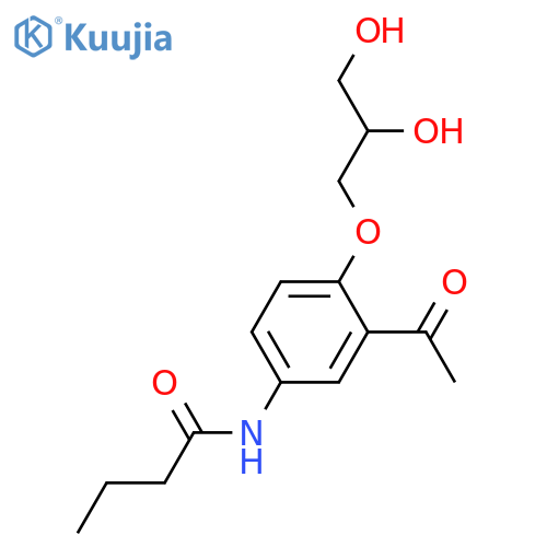 rac Des(isopropylamino) Acebutolol Diol structure