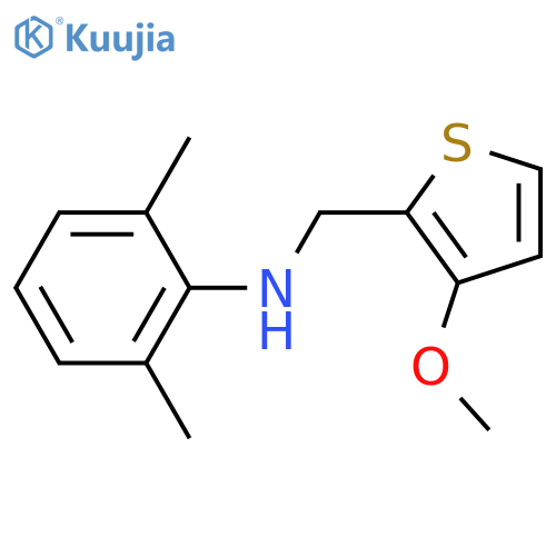 2-Thiophenemethanamine, N-(2,6-dimethylphenyl)-3-methoxy- structure