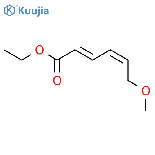 2,4-Hexadienoic acid, 6-methoxy-, ethyl ester, (E,Z)- structure