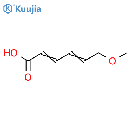 2,4-Hexadienoic acid, 6-methoxy-, (E,Z)- structure