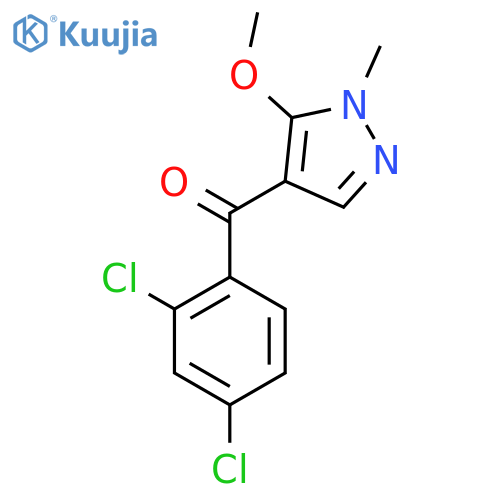 Methanone, (2,4-dichlorophenyl)(5-methoxy-1-methyl-1H-pyrazol-4-yl)- structure