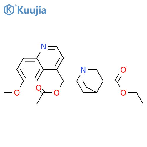 9-Hydroxy-6'-methoxy-11-norcinchonan-10-oic acid; (8S,9R)-form, O-Ac, Et ester structure