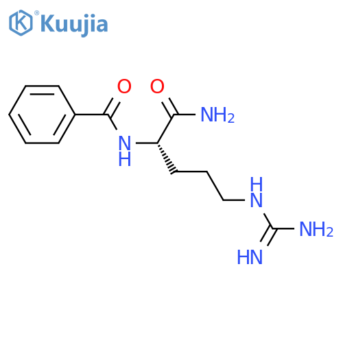 N-alpha-Benzoyl-L-argininamide structure