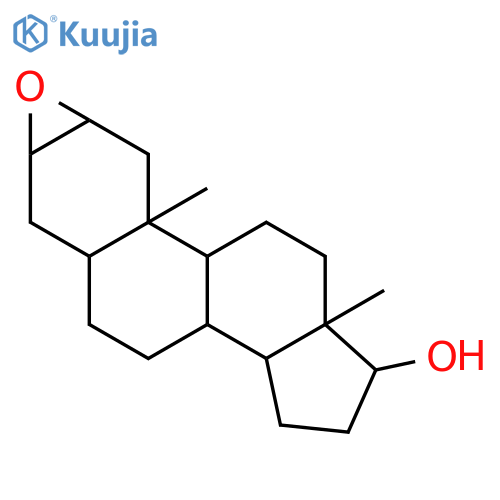 Androstan-17-ol,2,3-epoxy-, (2a,3a,5a,17b)- structure