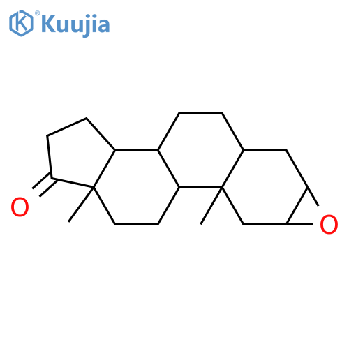 Androstan-17-one,2,3-epoxy-, (2a,3a,5a)- structure
