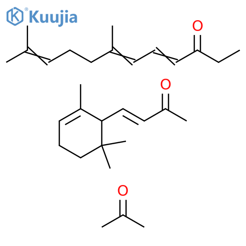 4,6,10-Dodecatrien-3-one, 7,11-dimethyl-, reaction products with acetone, ionone fraction structure