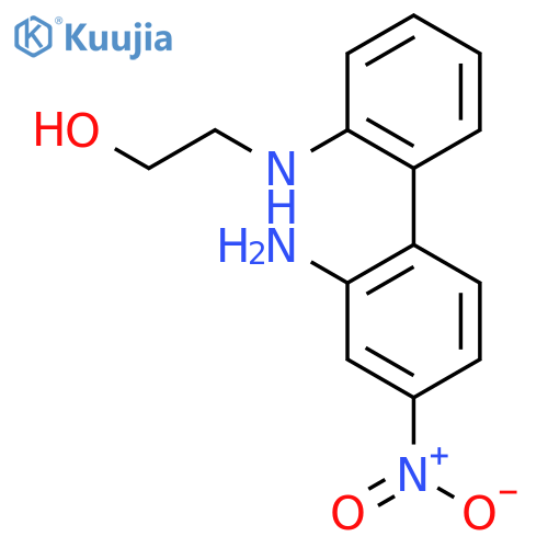 2-[(2'-amino-4'-nitrobiphenyl-2-yl)amino]ethanol structure