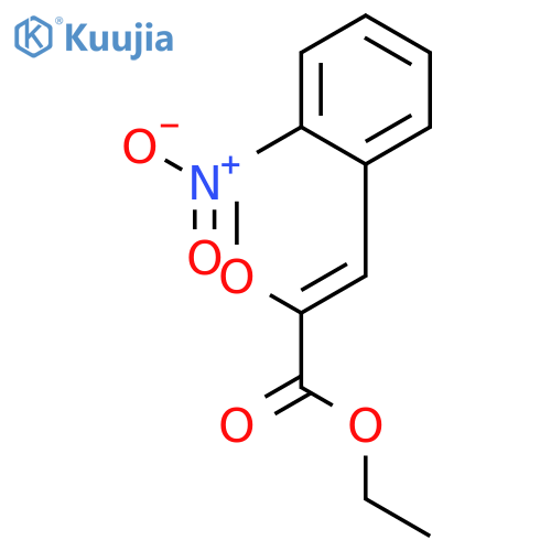 2-Propenoic acid, 2-methoxy-3-(2-nitrophenyl)-, ethyl ester, (Z)- structure