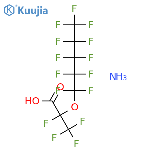 AMONIUM PERFLUORO(2-METHYL-3-OXAOCTADECANOATE) structure