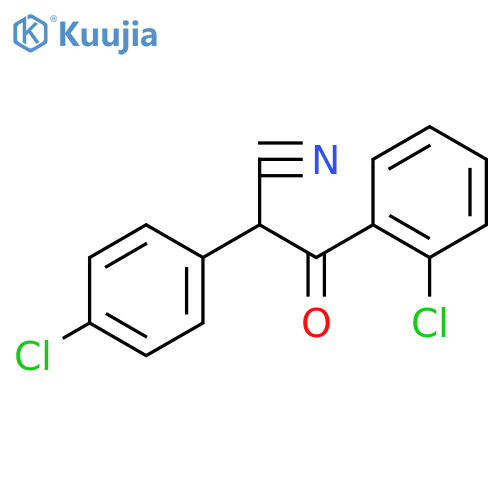 Benzenepropanenitrile, 2-chloro-α-(4-chlorophenyl)-β-oxo- structure