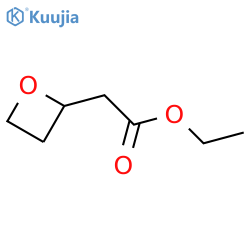 Ethyl 2-(oxetan-2-yl)acetate structure